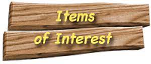 Items Of Interest