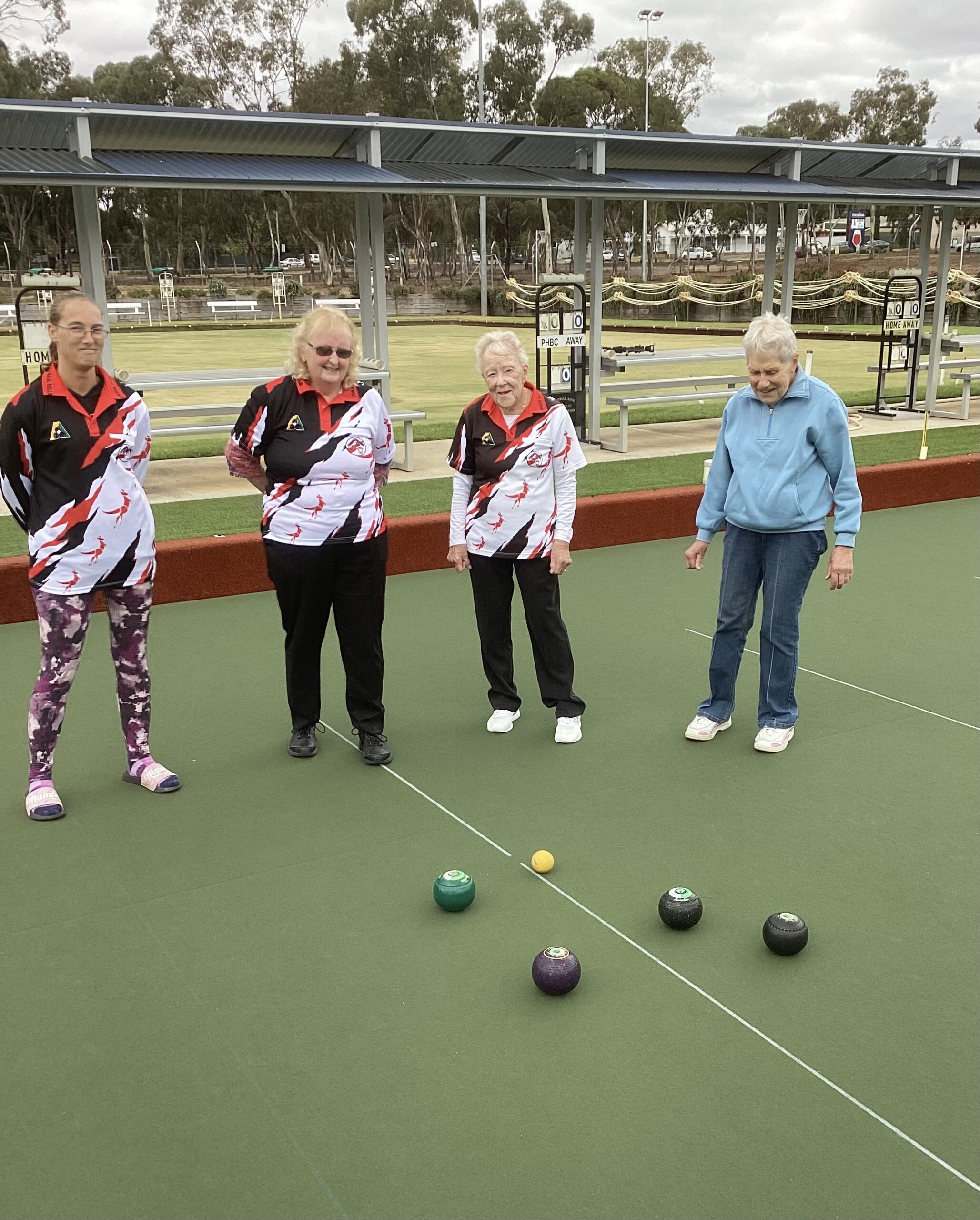 Ladies now is your chance to try   Something different..a game for all ages… yes it’s “Lawn Bowls